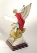 画像4: プラストマーブル製　聖ミカエル像　約28cm カラー (4)