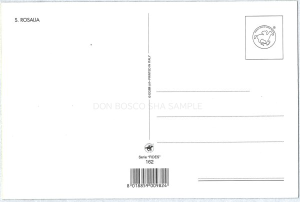 画像2: ポストカード　聖ロザリア　(※5枚セット)　※在庫僅少 (2)