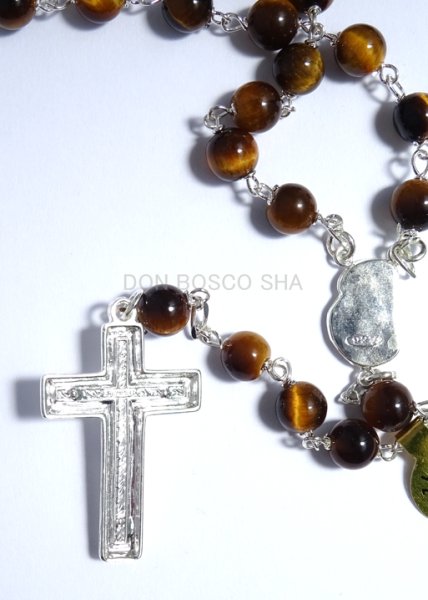 画像3: ロザリオ　シルバー＆タイガーアイ　※在庫僅少 (3)