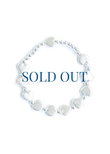 画像2: ロザリオブレスレット　ハート銀色珠　無原罪の聖母　※在庫僅少　NB (2)