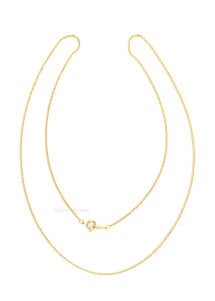 画像1: ネックチェーン　金メッキ 極細　60cm　【返品不可商品】 (1)