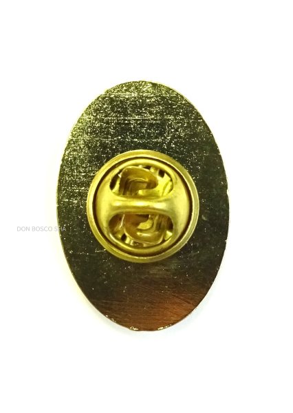 画像2: ピンバッジ　楕円　扶助者聖母 (2)