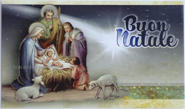 画像2: イタリア製 クリスマスカード1枚タイプ 封筒付　805-V.N.2 (2)