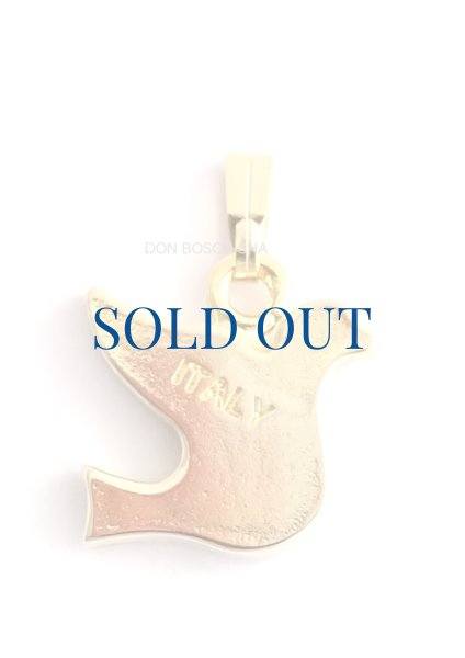 画像2: ペンダントトップ　フィレンツェモザイク　ハト(聖霊) (2)