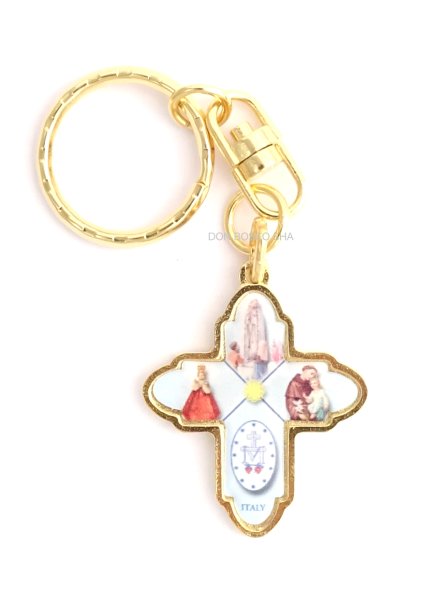 画像2: キーホルダー　信徒の十字架　カラー (2)