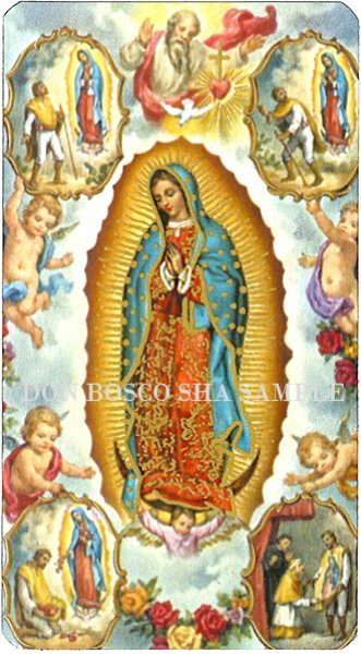 画像1: イタリア製　ご絵　グアダルペの聖母  400-281　(※5枚セット) (1)