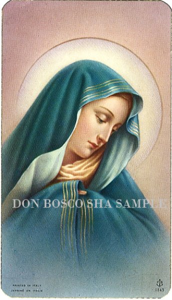 画像1: イタリア製　ご絵　悲しみの聖母　1543　(※5枚セット) 記念日9月15日※在庫僅少 (1)