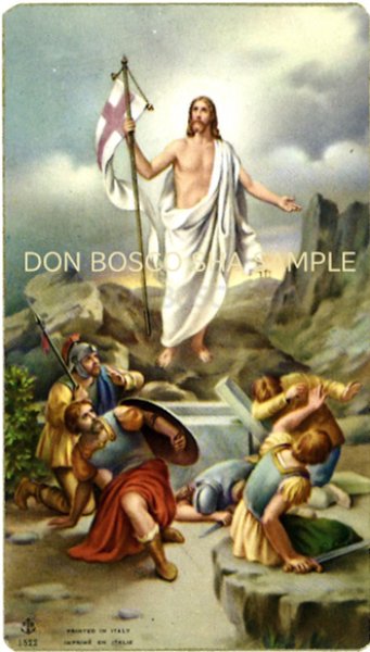 画像1: イタリア製　ご絵　復活のキリスト(※5枚セット) (1)