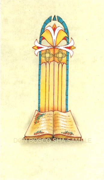 画像1: イタリア製　ご絵　受洗・記念（41）(※5枚セット) (1)