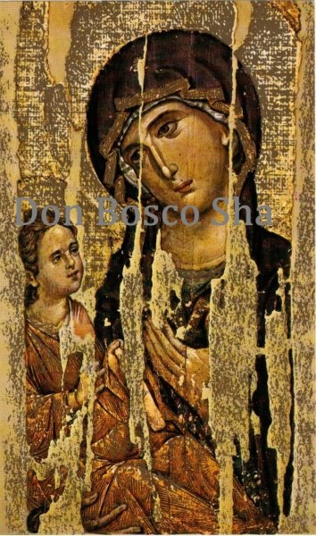 画像1: イタリア製　ご絵　聖母子　イコン　ICON 06 (※5枚セット) (1)