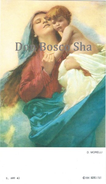 画像1: イタリア製　ご絵　聖母子　S. ARS 43(※5枚セット) (1)