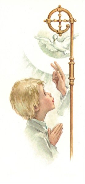 画像1: イタリア製　ご絵　堅信　聖霊降臨　男の子　VOCATION 1(※5枚セット) (1)