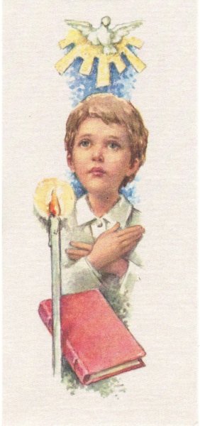 画像1: イタリア製　ご絵　堅信　聖霊降臨　男の子　VOCATION 5(※5枚セット) (1)