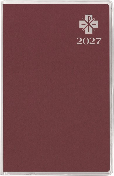 画像1: カトリック手帳2027　ポケット判　えんじ (1)