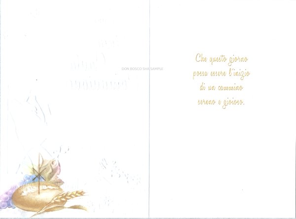 画像3: イタリア製二つ折りカード　CO.3838-2　初聖体　男の子 (3)