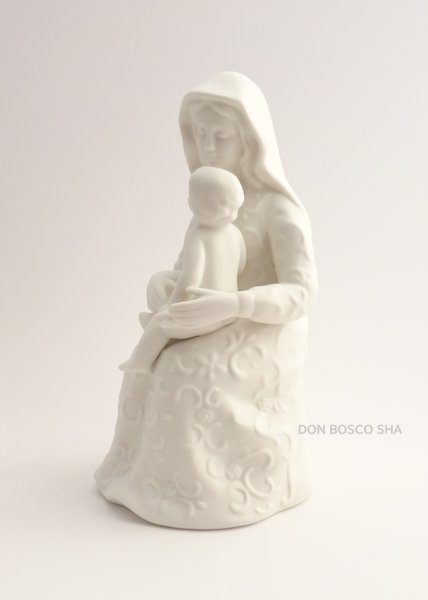 画像6: 新磁器　聖母子座像　H16cm　A1010419　【お取り寄せ品・キャンセル、返品不可商品】 (6)