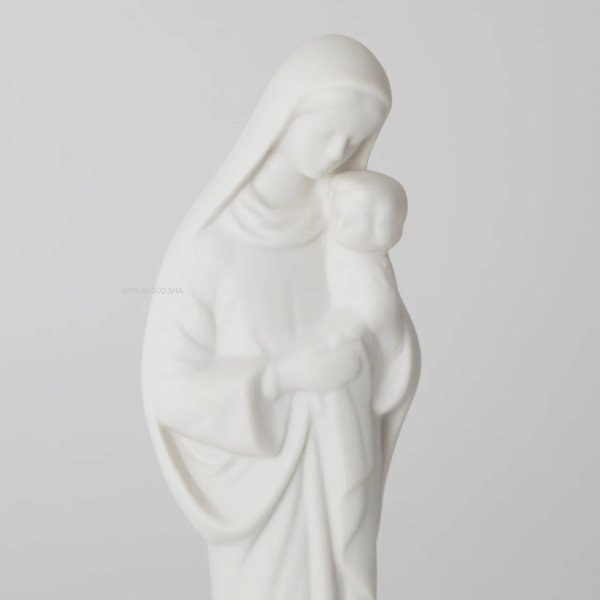 画像2: 新磁器　聖母子立像　30cm　A1010406　【お取り寄せ品・キャンセル、返品不可商品】 (2)