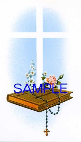 画像1: イタリア製　ご絵　受洗・叙階記念カード　（10）　SIMBOLI 18(※5枚セット) (1)