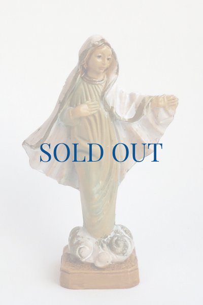 画像1: 樹脂製　メジュゴリエの聖母像　カラー 7cm (1)