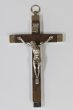 画像2: ミニ十字架　木+金属　11cm　NB (2)