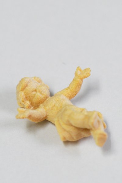 画像3: 木彫り 幼子 白木 4cm (3)