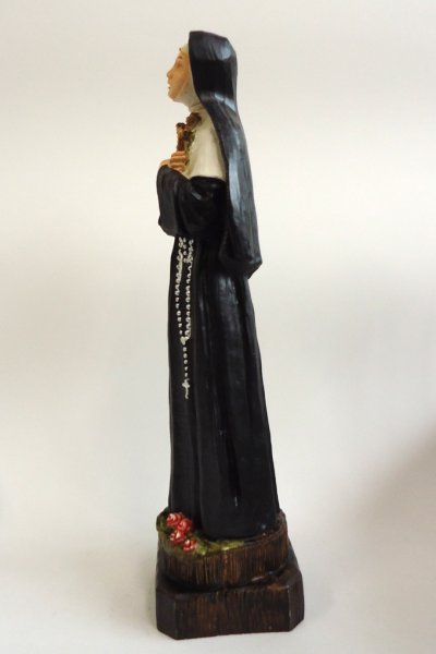画像4: プラストマーブル製　聖リタ像　28cm カラー　 (4)