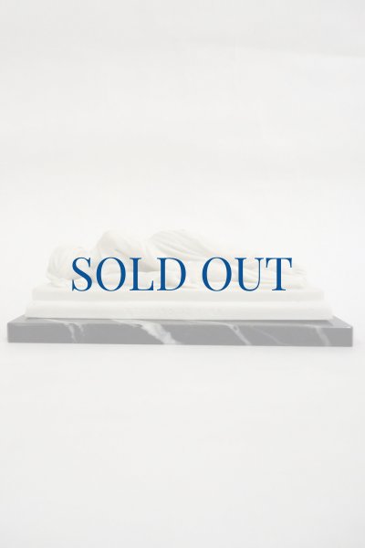 画像1: プラストマーブル製　聖セシリア像　約W16cm 白 (1)