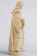 画像3: 木彫り　聖アンナと幼いマリア像　白木 約11.5cm NB (3)