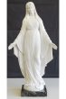 画像5: プラストマーブル製　無原罪の聖母像　60cm 白 (5)