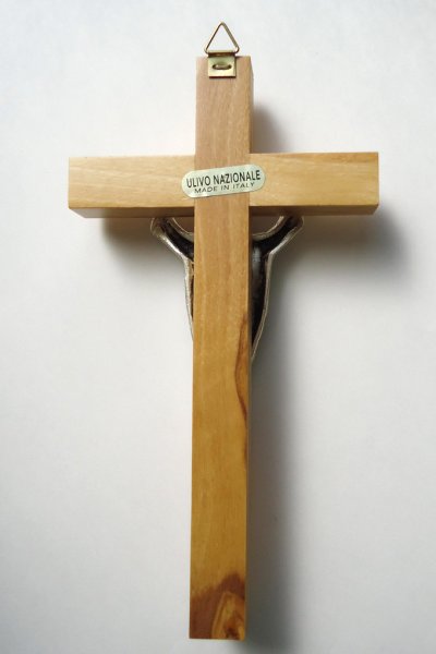 画像2: 壁掛十字架　オリーブ製　復活のキリスト　H16.7cm (2)