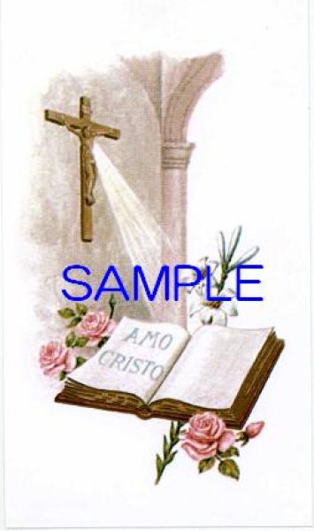 画像1: イタリア製　ご絵　受洗・叙階記念カード　（11）　SIMBOLI 19 (1)