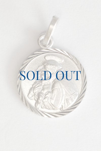 画像2: メダイ シルバー925　パドアの聖アントニオ　14mm【返品不可商品】 (2)