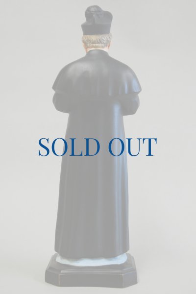 画像2: プラストマーブル製　ドン・ボスコ像　34cm カラー　※店頭在庫1点のみ (2)