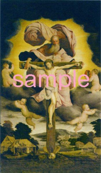 画像1: イタリア製　ご絵　三位一体の神（ARS196） (1)