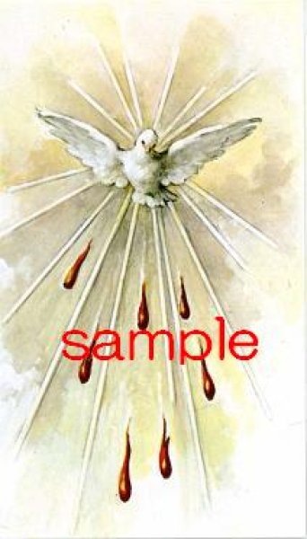 画像1: イタリア製　ご絵　聖霊降臨・堅信　記念カード（9）　聖霊 (1)