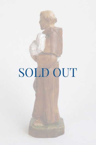 画像4: 樹脂製　アシジの聖フランシスコ像　7cm カラー (4)