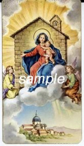 画像1: イタリア製　ご絵　ノックの聖母　400-292(※5枚セット) (1)