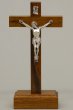 画像2: 卓上十字架　木製　H約15cm　 (2)