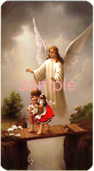 画像1: イタリア製　ご絵　守護の天使　8（400-702） (1)