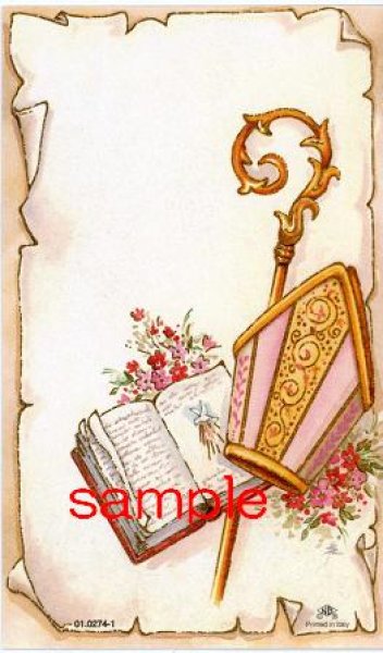 画像1: イタリア製　ご絵　聖霊降臨・堅信　記念カード（11）　010274-1※¥40 (1)