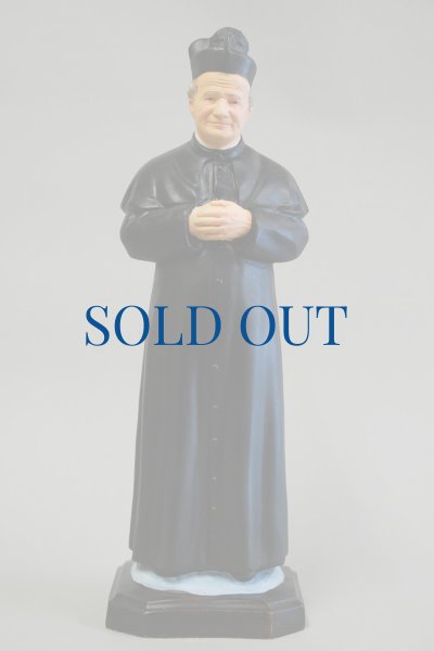 画像1: プラストマーブル製　ドン・ボスコ像　34cm カラー　※店頭在庫1点のみ (1)