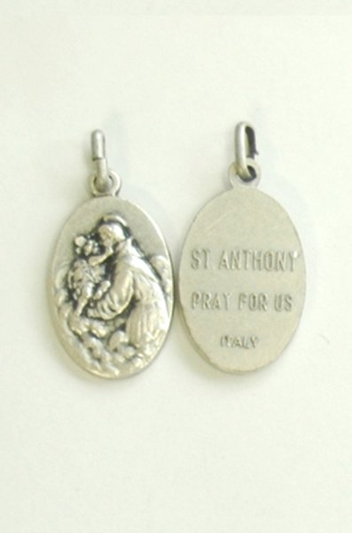 画像2: メダイ　パドアの聖アントニオ　楕円　H22mm (2)