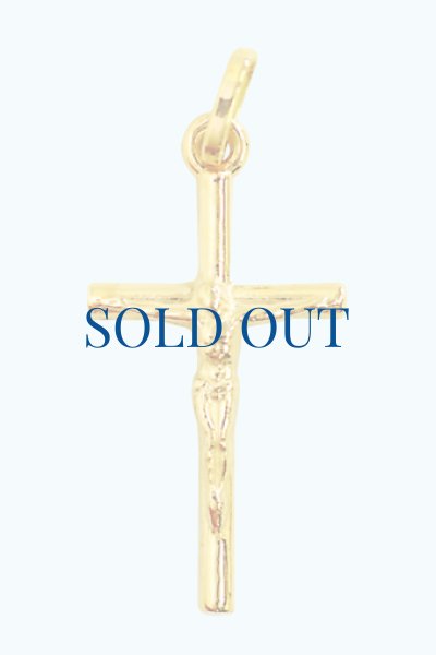 画像3: ミニ十字架　18金　H24mm【返品不可商品】※在庫僅少 (3)