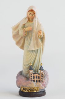 マリア像 カトリック信者さん用 木彫り メジュゴリエ 20センチ