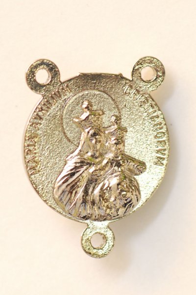 画像2: センターピース　銀色　ドン・ボスコ＆扶助者聖母 (2)