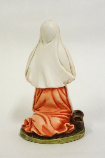 画像3: プラストマーブル製 聖ベルナデッタ像 約10cm カラー(295C) (3)