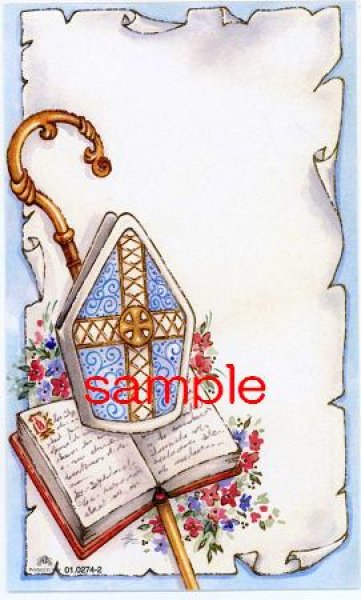 画像1: イタリア製　ご絵　聖霊降臨・堅信　記念カード（12）010274-2 (1)
