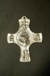 画像3: 壁掛十字架　鋳物製十字架　カリスと聖体 (3)