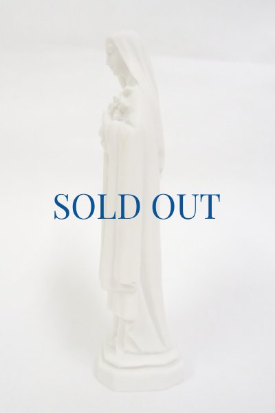 画像4: プラストマーブル製　聖テレジア像　16cm 白 (4)
