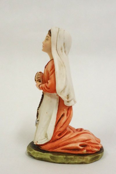 画像4: プラストマーブル製 聖ベルナデッタ像 約10cm カラー(295C) (4)